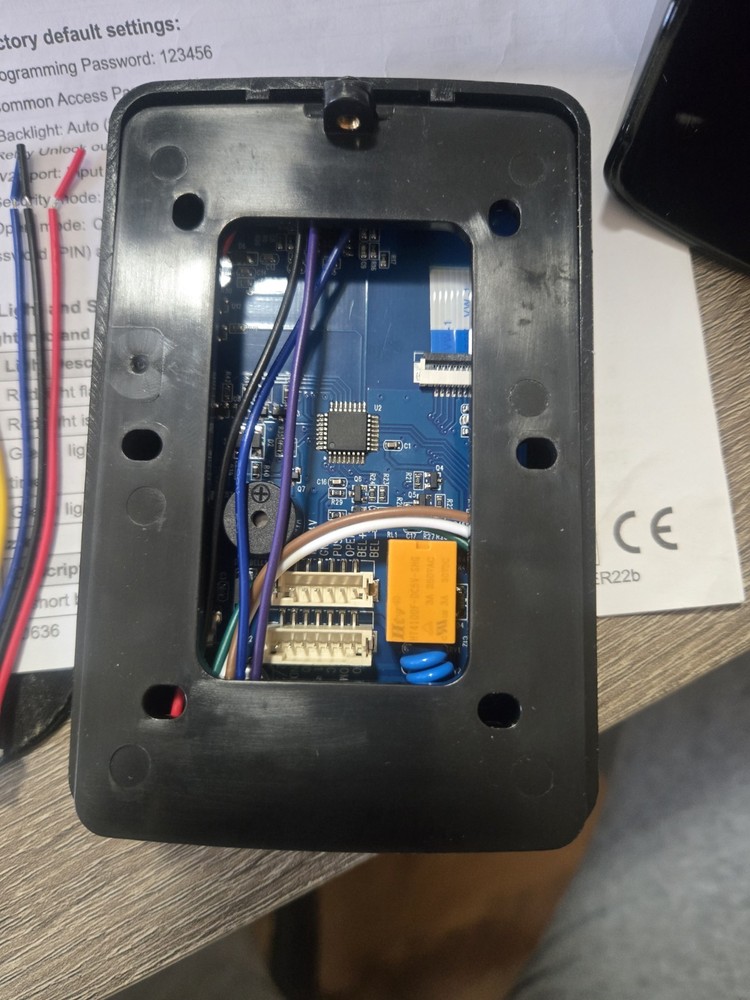 TC175P Touch Panel Wired Keypad, Universal Keyless Entry Keypad DC 12V 24V for t