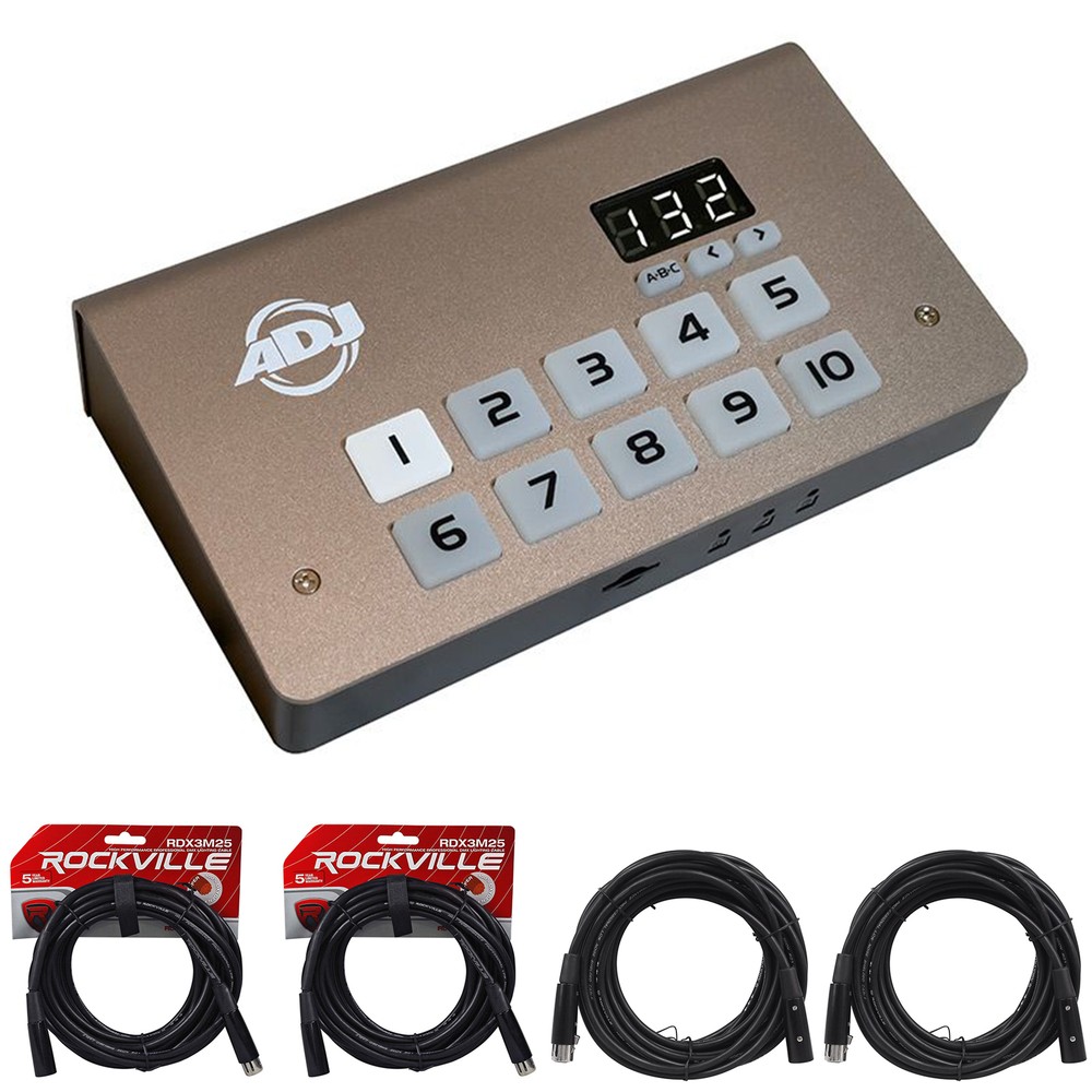 American DJ MYDMX5 DMX Lighting USB C-DMX Interface+Software+Cables for iOS/PC