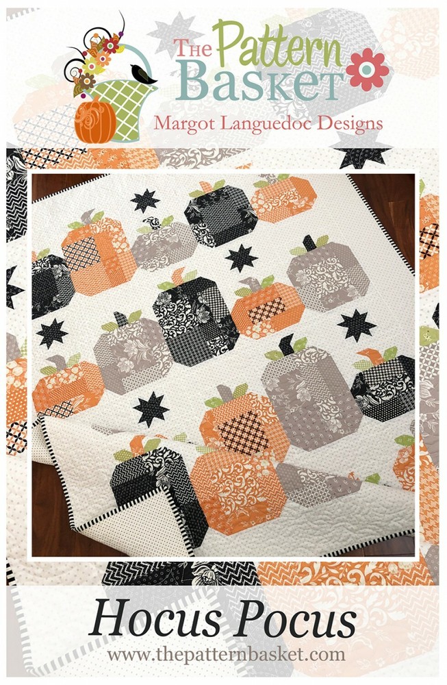 Hocus Pocus by The Pattern Basket ~ Halloween Fall Harvest Pieced Quilt Pattern