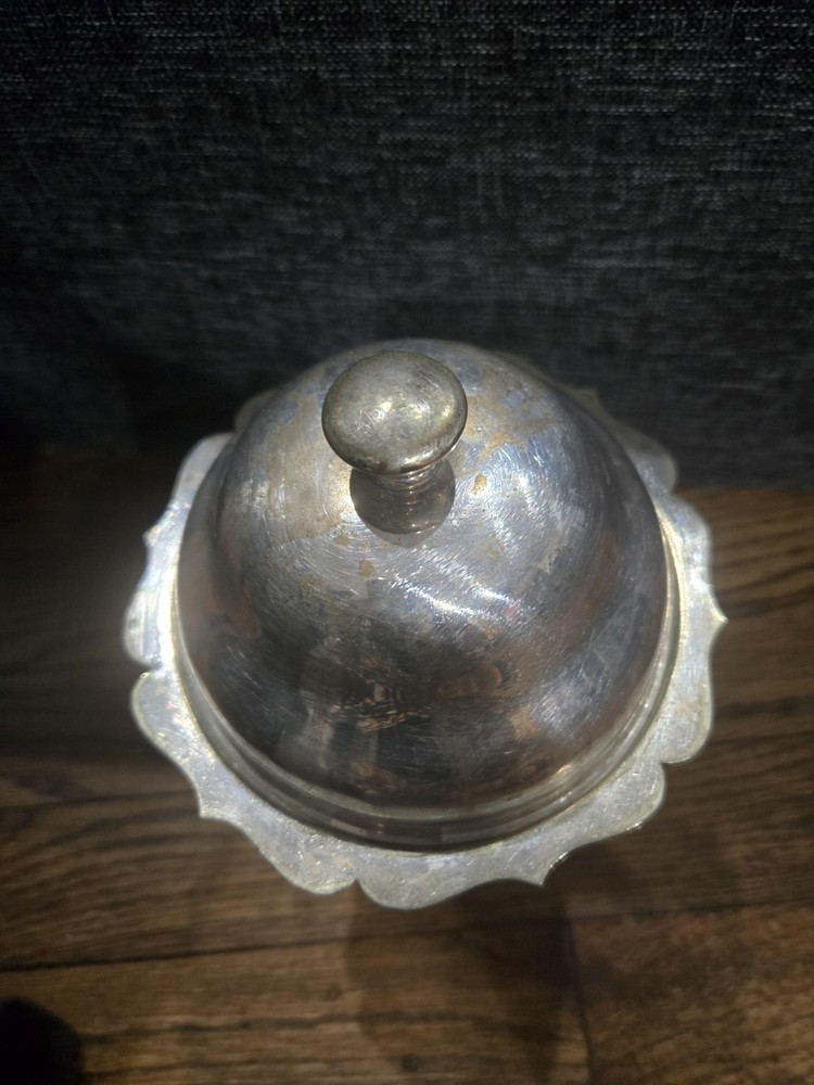 William Hutton & Son Silverplate Egg Coddler With Warmer
