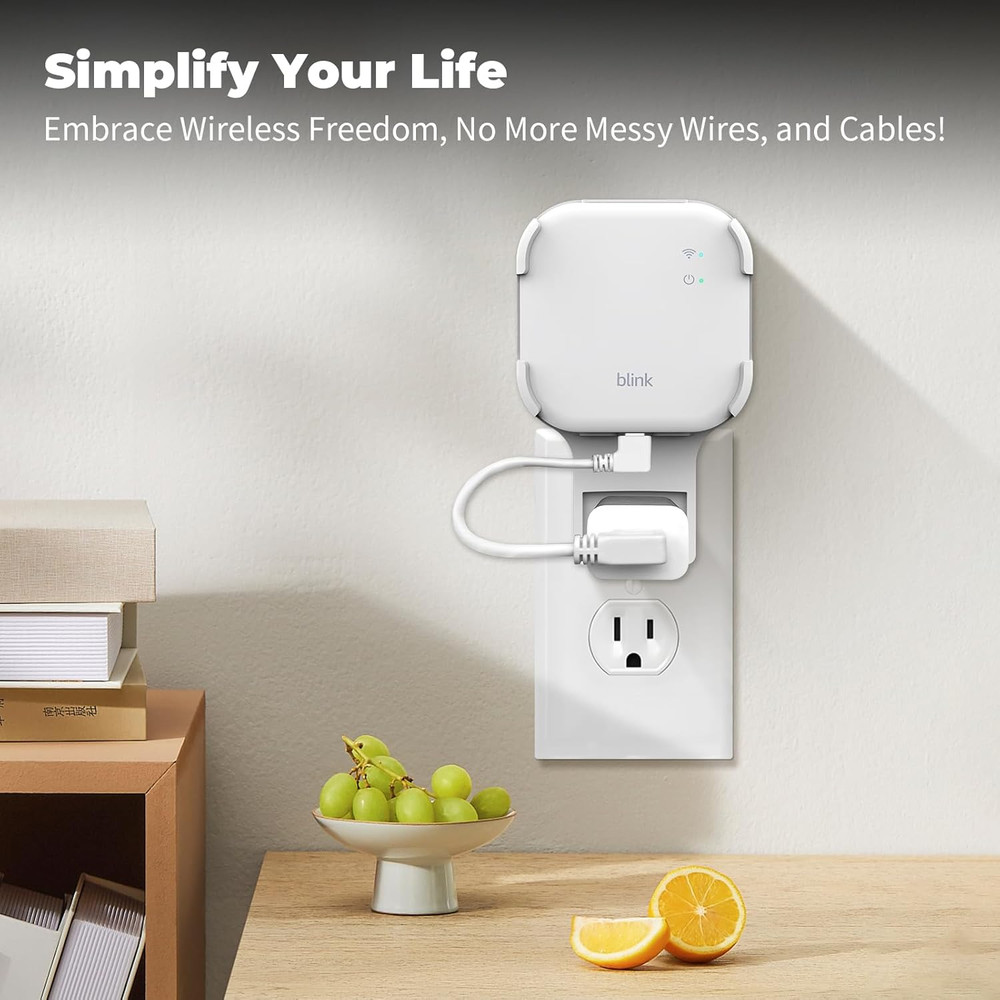 256GB Microsd Card & Wall Mount for Blink Sync Module XR with Short Cable – Decl