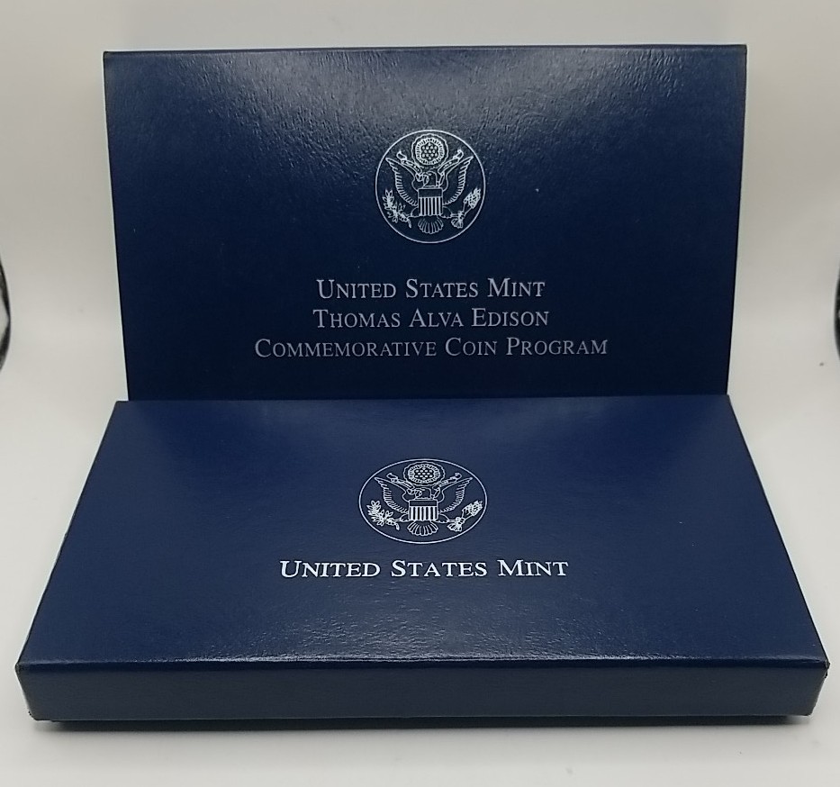 2004 U.S. Mint Thomas Alva Edison Commemorative Coin Program Case (No Coin/COA)