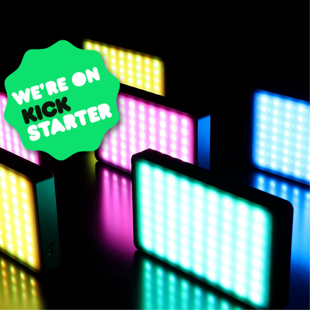 Hakutatz Pocket Size AW RGB LED Light iOS Android Apps Control Video Vlog Effect