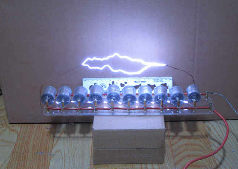 6 grades Marx/impulse voltage/pulse high voltage generator/Tesla coil DIY kit