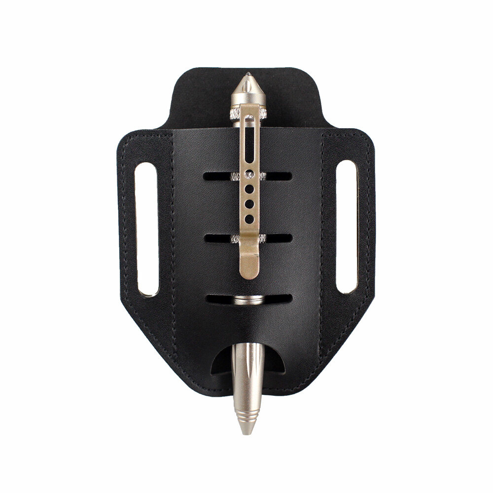 Single Pocket Multitools Holder Leather Tool Sheath Organizer Belt Pouch