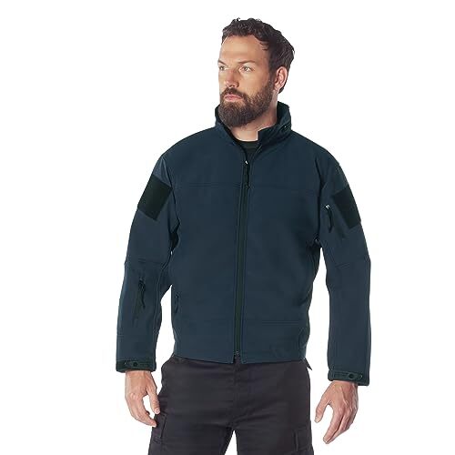 Midnight Navy Blue Lightweight Soft Shell Jacket 52620 - S