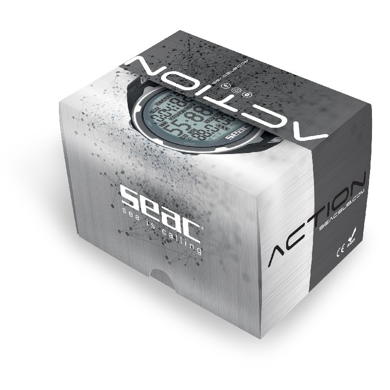 SEAC Action Black Dive Computer - Wrist Computer (1600005000520A)