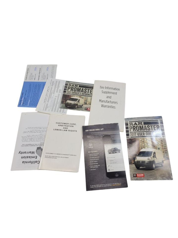 PROMAST25 2017 Owners Manual 624130