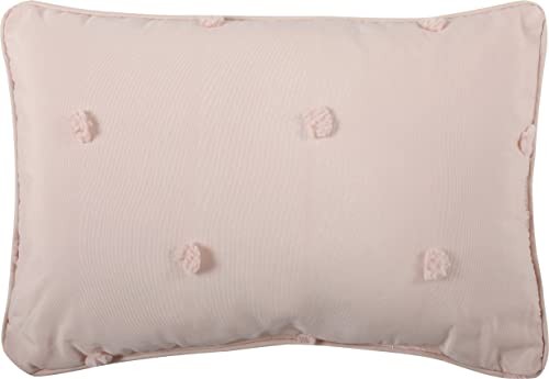 5 Piece Clip Comforter Set Size, Solid Color, Soft Bedding Set, King Blush