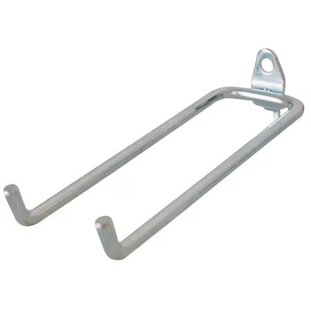Double Rod Pegboard Hook, 8-1/4 In, Pk5,  5Tpd8