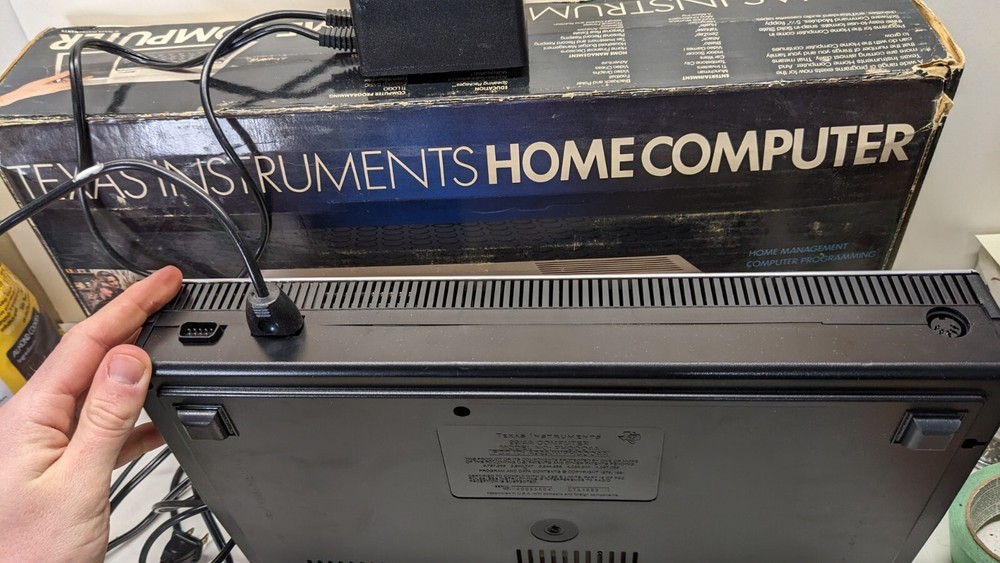 Texas Instruments Ti-99/4A Vintage Computer -bundle- *UNTESTED* Games Box More