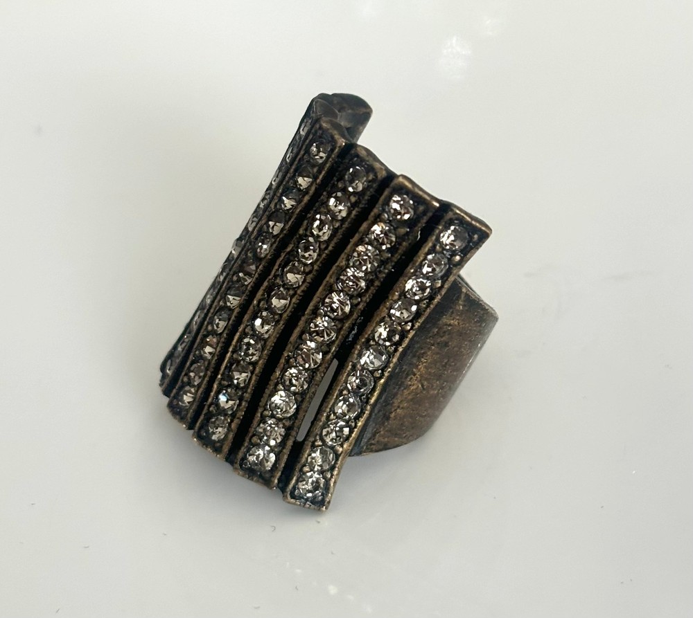 Crystal Shield Ring