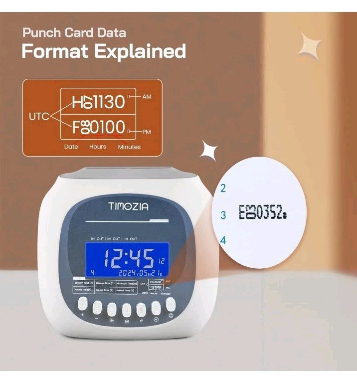 Timozia Time Clock For Small Buisness NIB