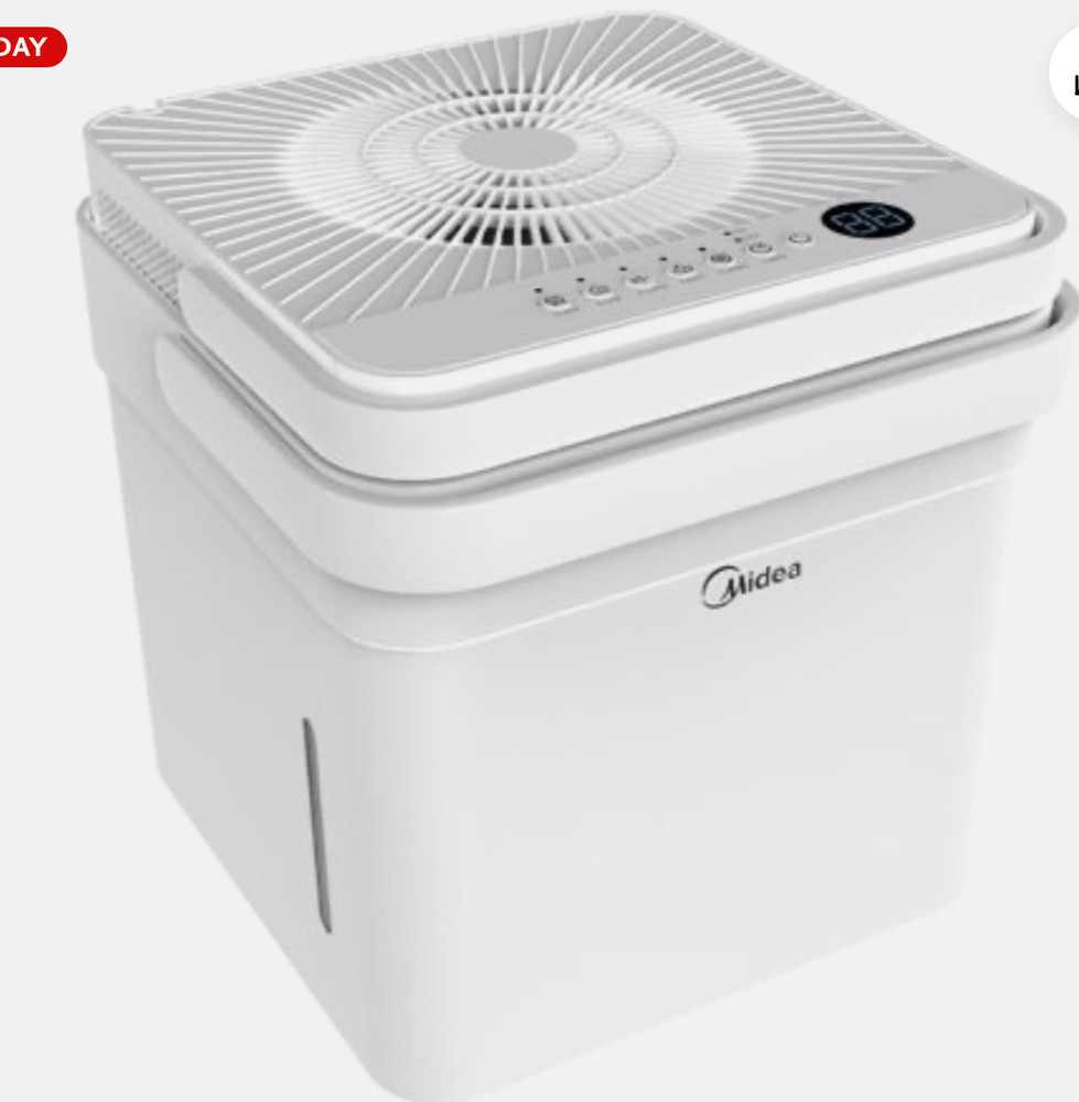 Midea 20 Pt. Coverage Area 500 Sq.ft. CUBE Dehumidifier