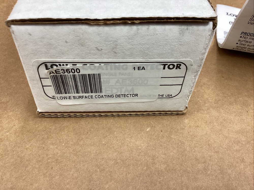 CRL AE3600 Low-E COATING Detector NEW