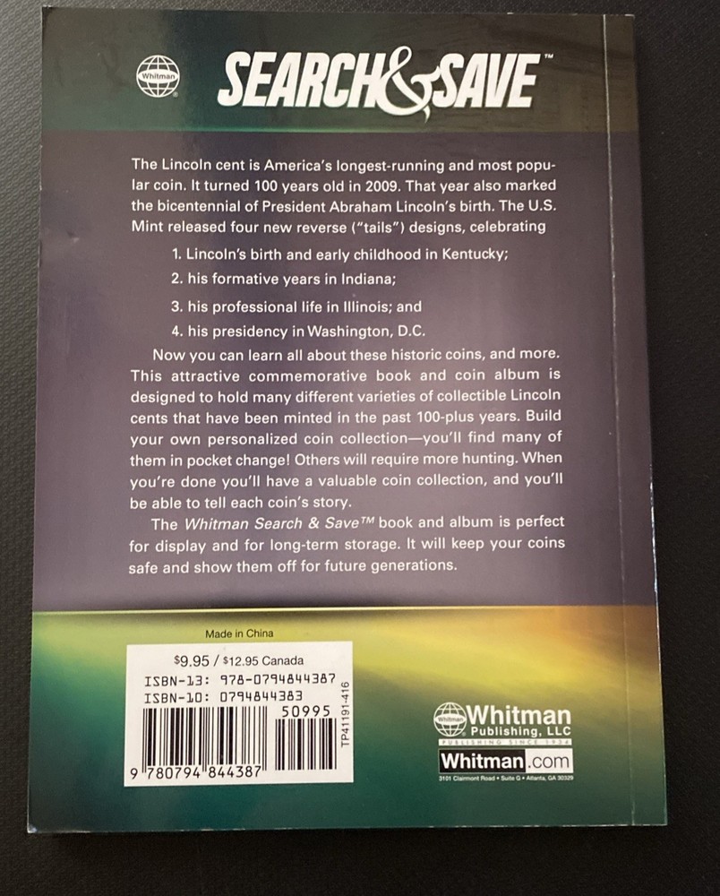 Whitman Search & Save - Lincoln