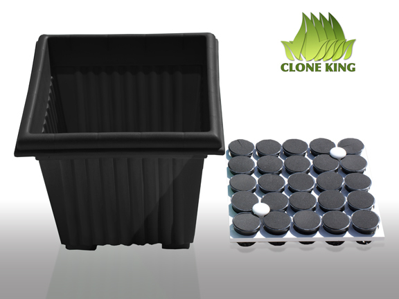 CLONE KING AEROPONIC CLONING MACHINE 25 SITE CLONER 100% WILL ROOT VERY EASY