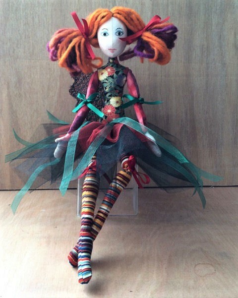 Cloth Art Doll Pattern "Sweetpea" by Jan Horrox