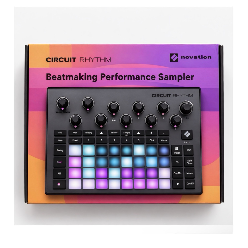 Novation Circuit Rhythm Digital Sampler 32 Pad Triggers Distortion Effects
