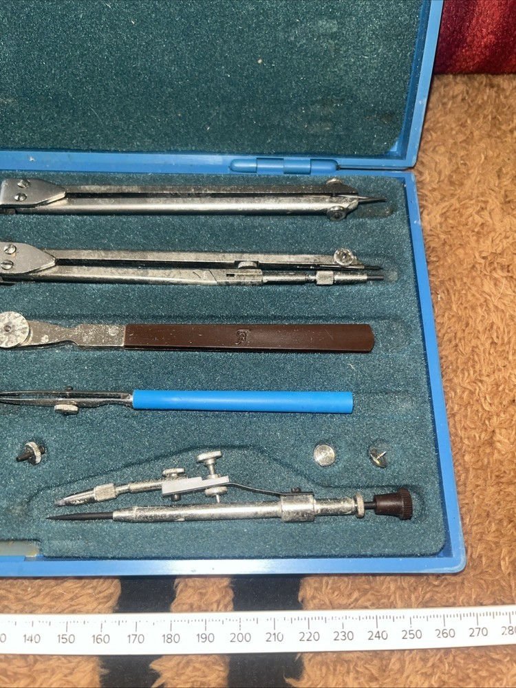 Vintage Soviet Union Engineering technical drawing set 1970’s(USSR))