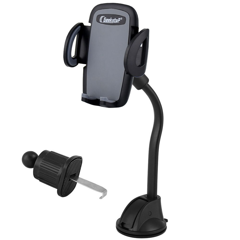 Flexible Long Arm Car Phone Mount Strong Suction Cup Holder for iPhone Android
