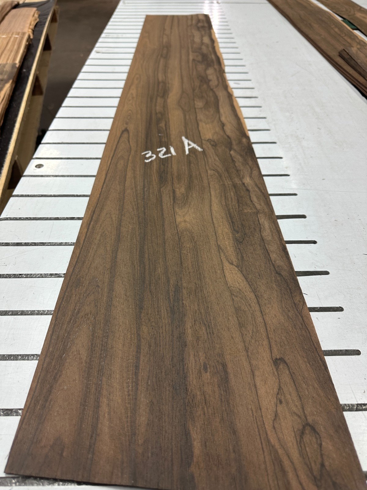 Ziricote Raw Wood Veneer 3 sheets 56'' x 9'' 321A