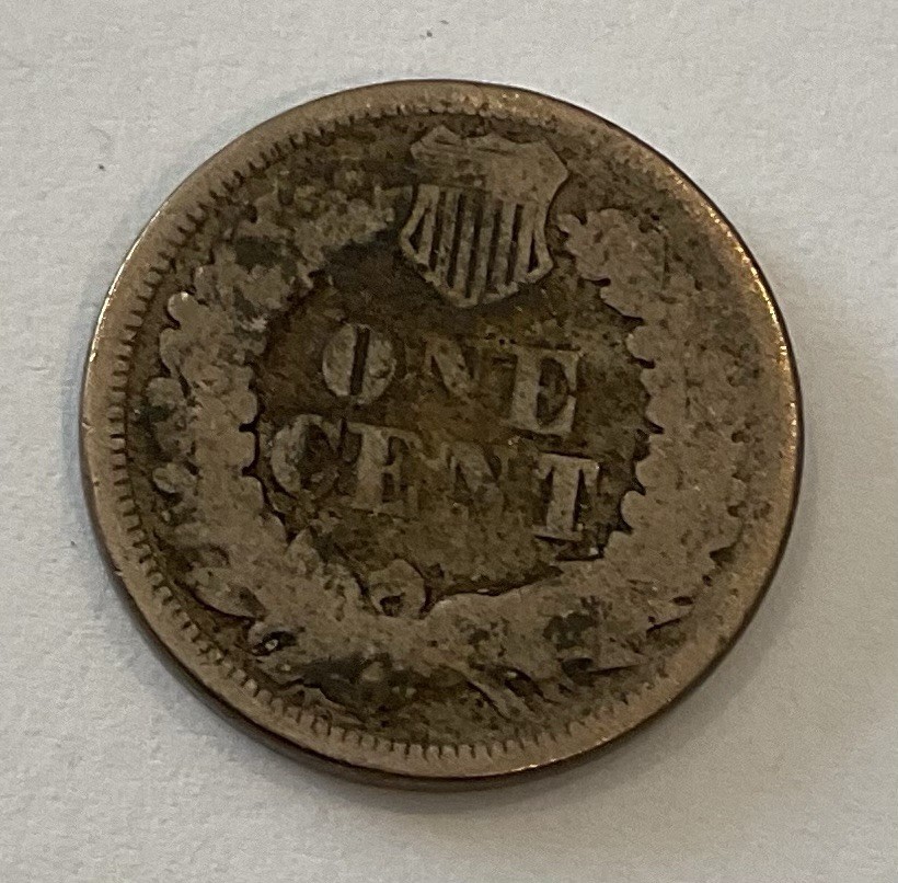 1864 Indian Head Cent Copper Nickel
