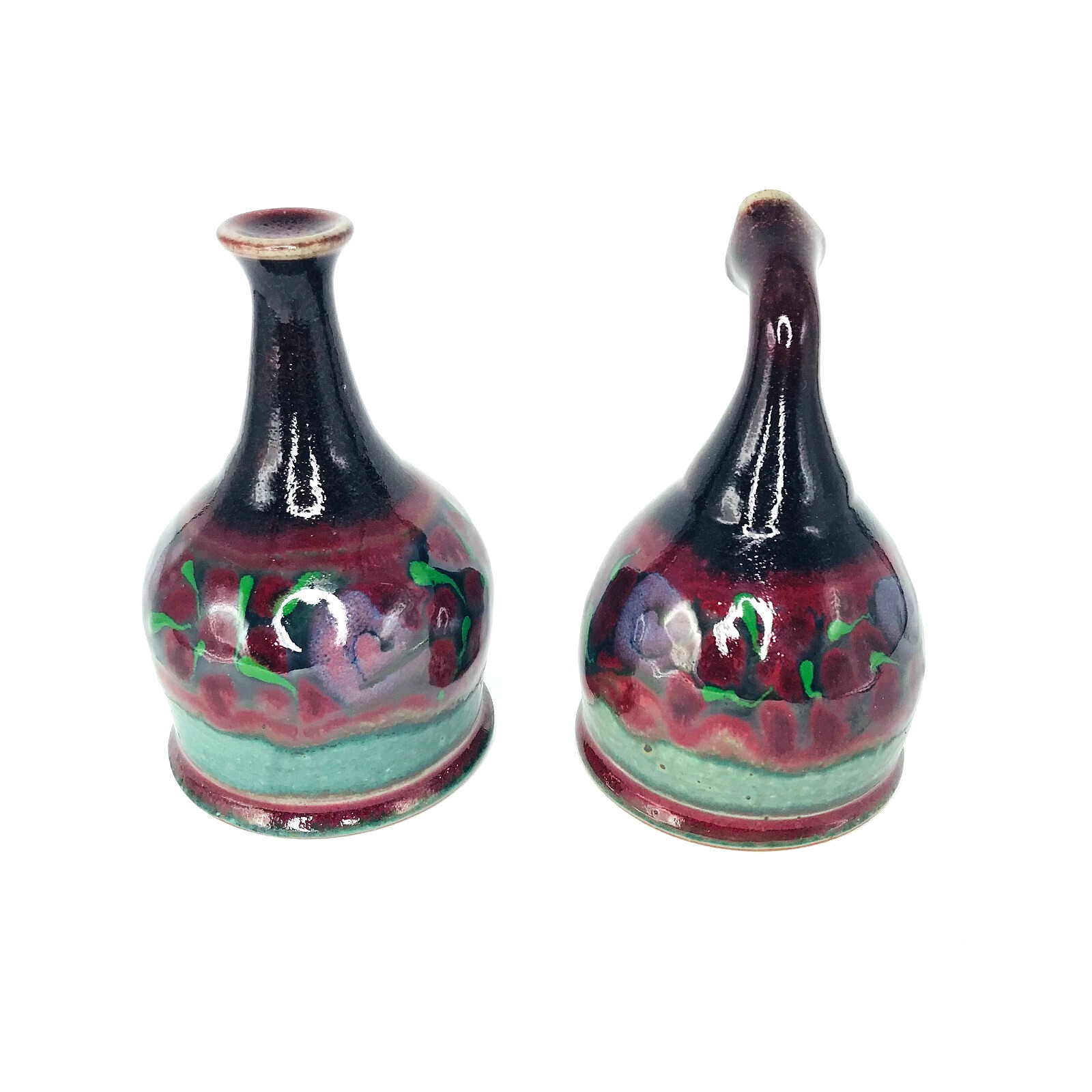 Studio Pottery Magic Secret Spice Salt & Pepper Shaker Set - Great Condition