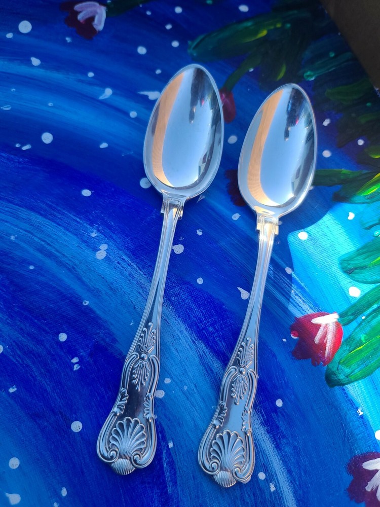 2 pc GORHAM SILVERPLATE FLATWARE spoons very nice condition