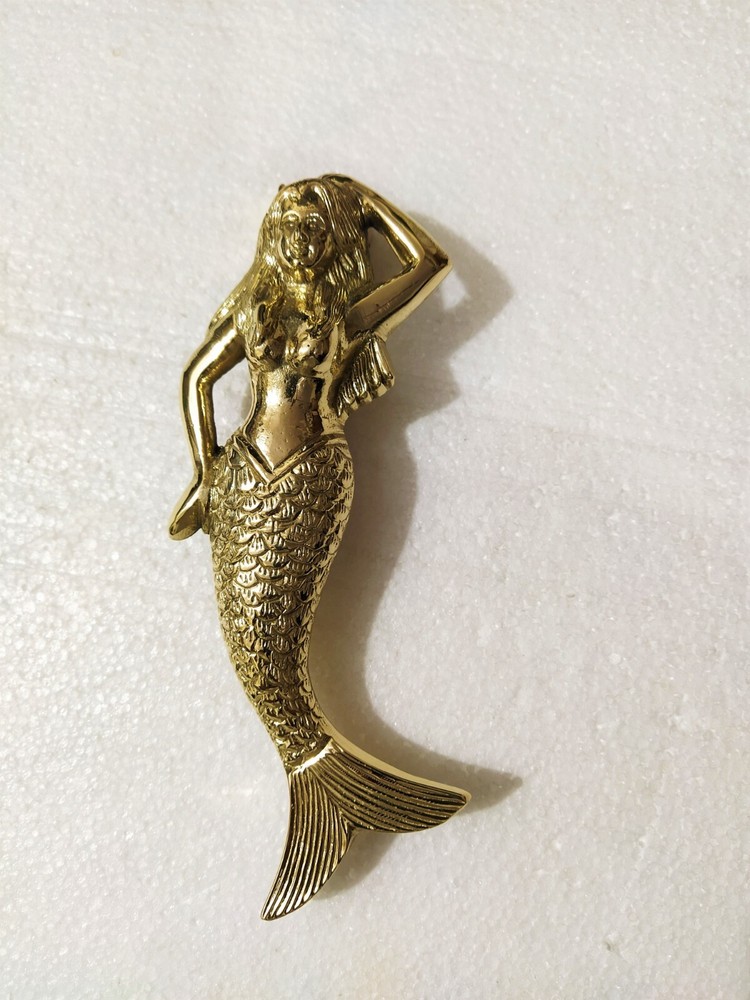 Decorative Brass Mermaid Door Knocker Solid Brass