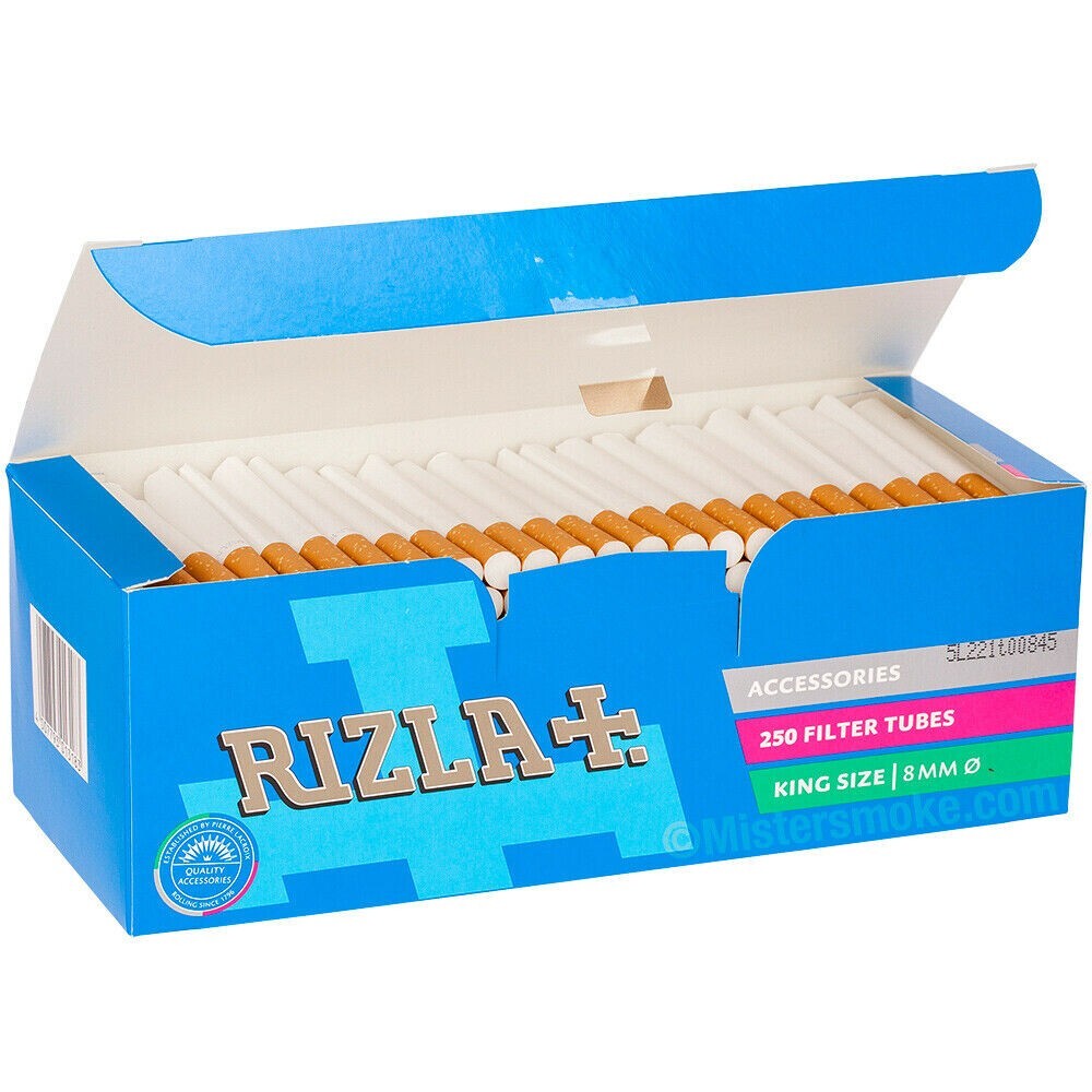 4 X Boxes Rizla Filter Tubes 8mm King Size 250 in Box Empty