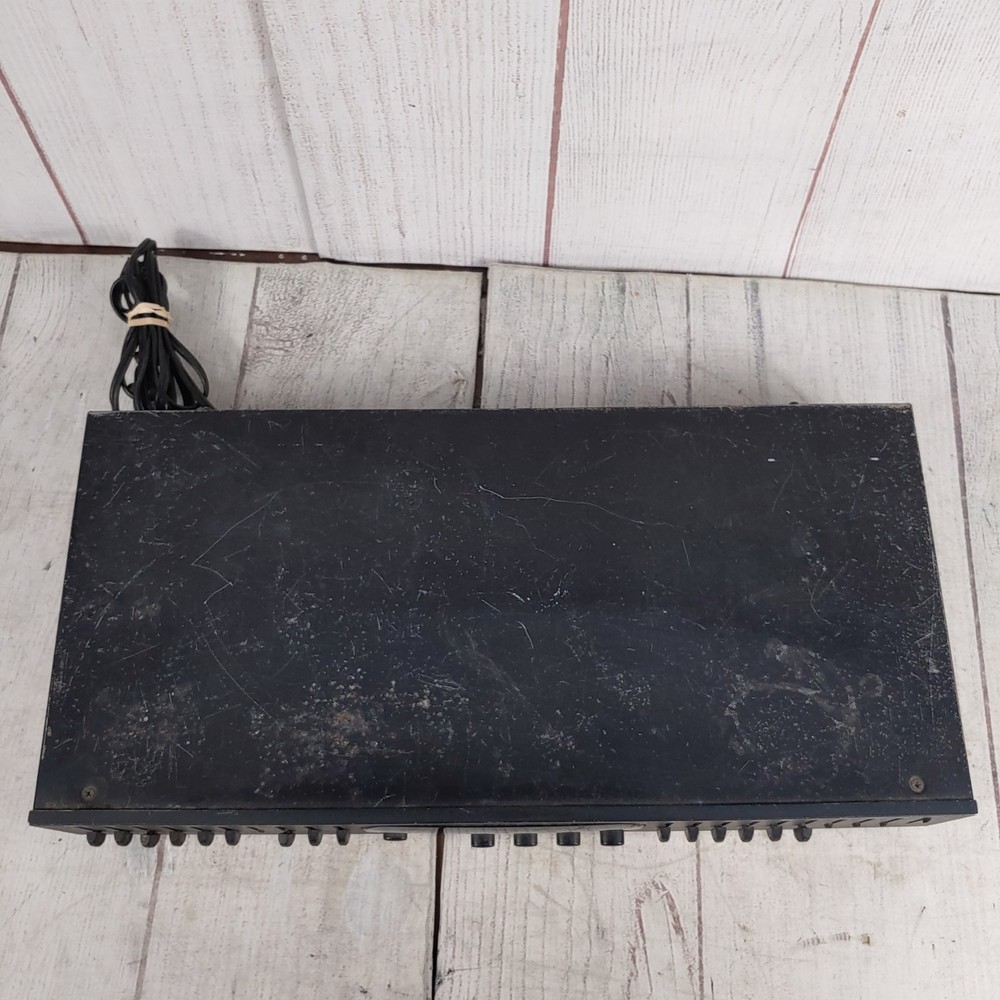 MISSING LIGHTS AudioSource EQ 100 Graphic Equalizer and Spectrum Analyzer TESTED