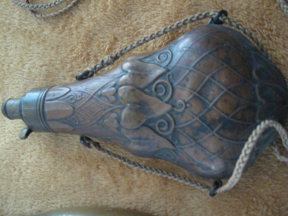 Antique powder flasks