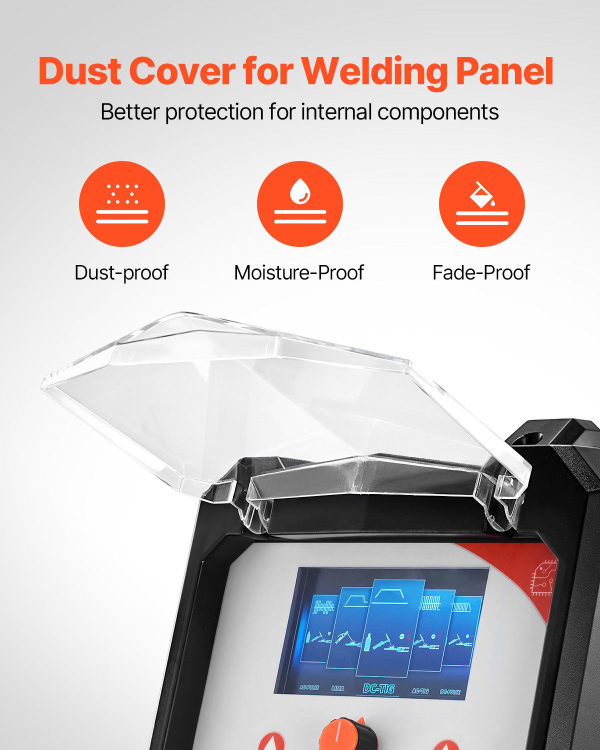 VEVOR TIG Welder 6-In-1 AC/DC Welding Machine Pulse Spot MMA Stick IGBT LED