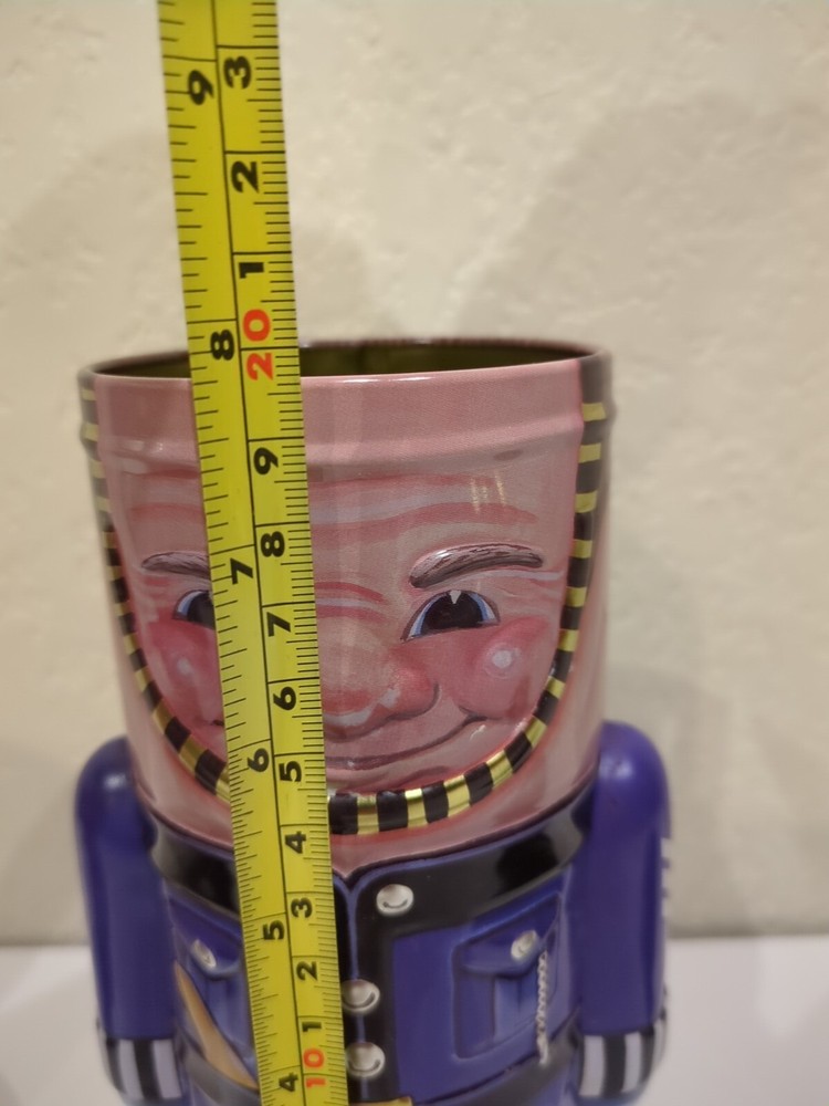 2 EMPTY Collectable Tin Container Display