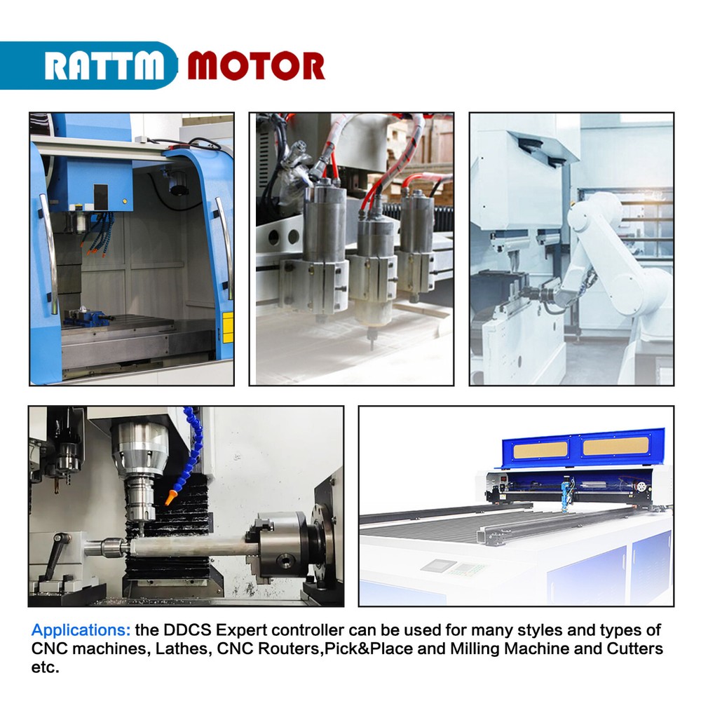 【US】5 / 4 Axis CNC Motion Controller DDCS Offline Standalone&MPG&Power&Keyboard