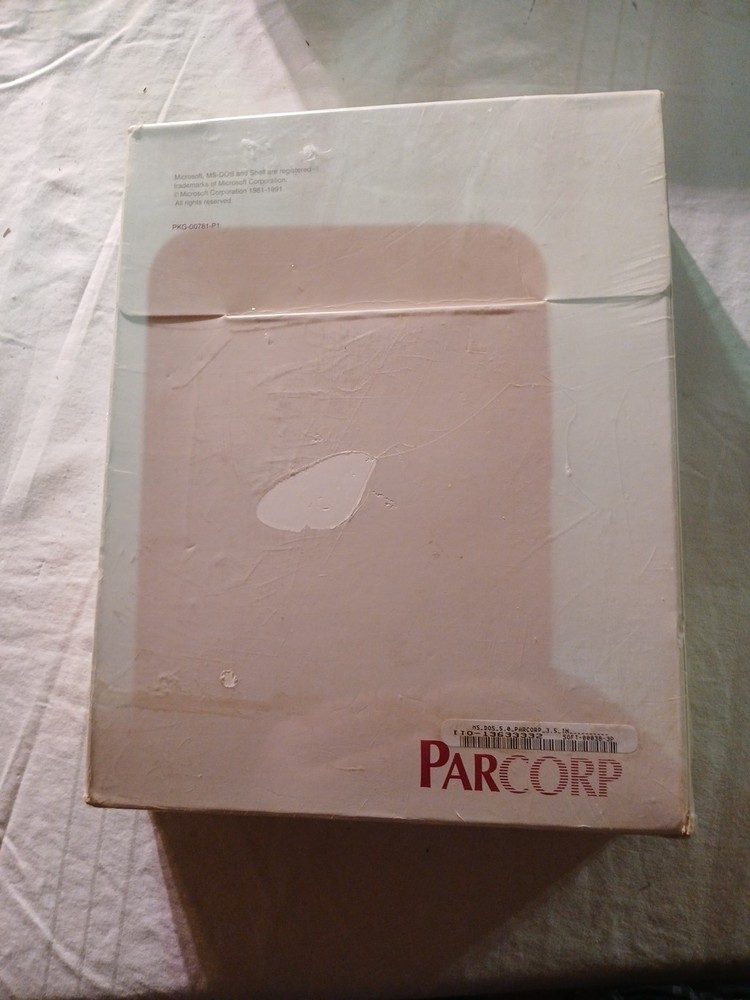 Parcorp Microsoft MS-DOS 5.0 Brand New Sealed