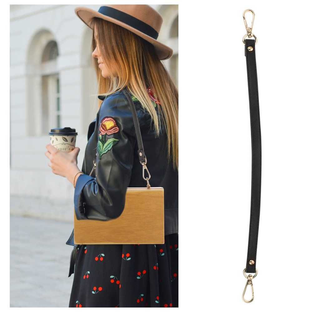 1Pc PU Purse Strap Shoulder Bag Strap Adjustable Strap for Handbag Replacement