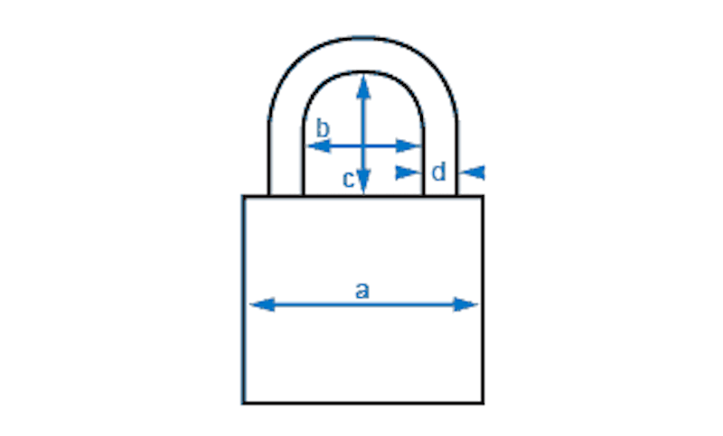 Abus 165IB/40 Combination Padlock Combo Padlocks (165IB40C) -FREE POSTAGE