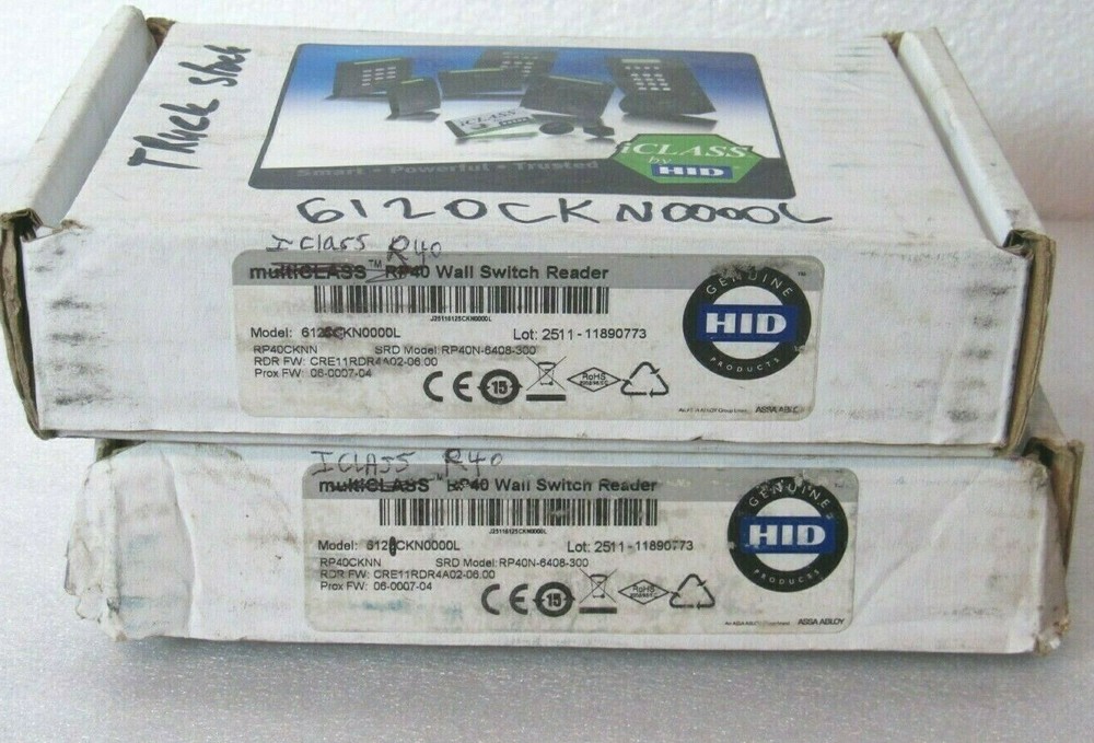 HID iCLASS R40CKNN Reader 6120CKN0000L [CTNO]