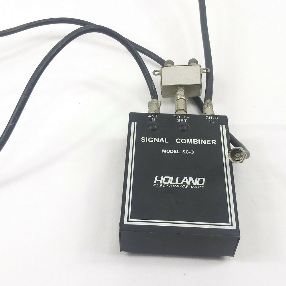 Holland Electronics Model SC-3 Signal Combiner & Archer Splitter with Cables