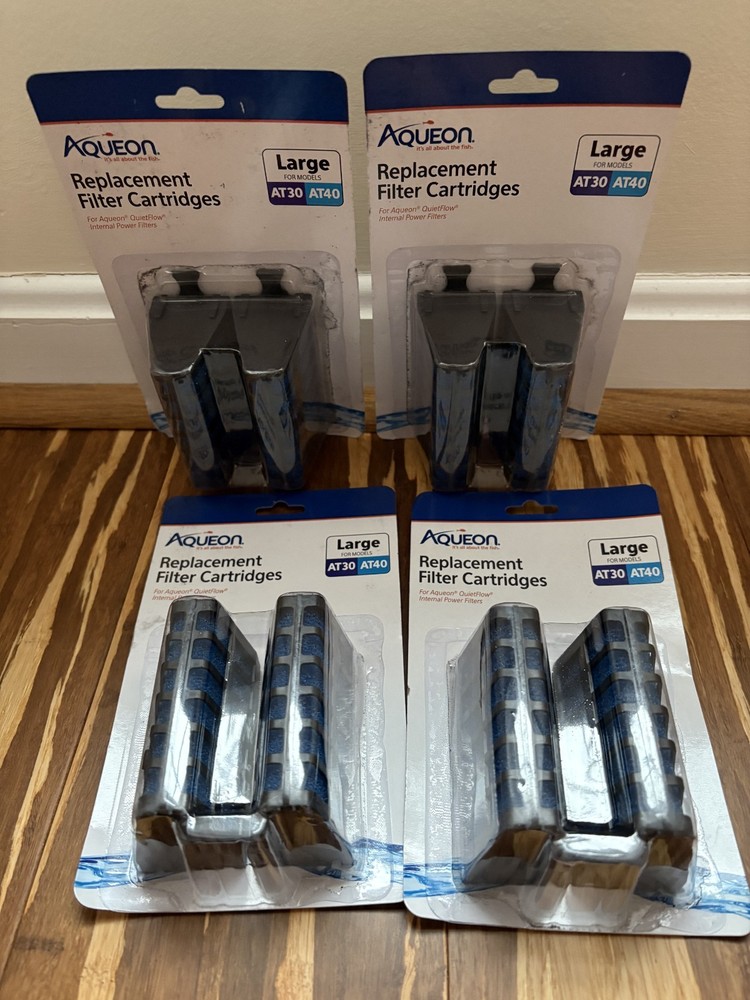Aqueon Replacement Internal Filter Cartridges Large AT30 / AT40 (8 count)