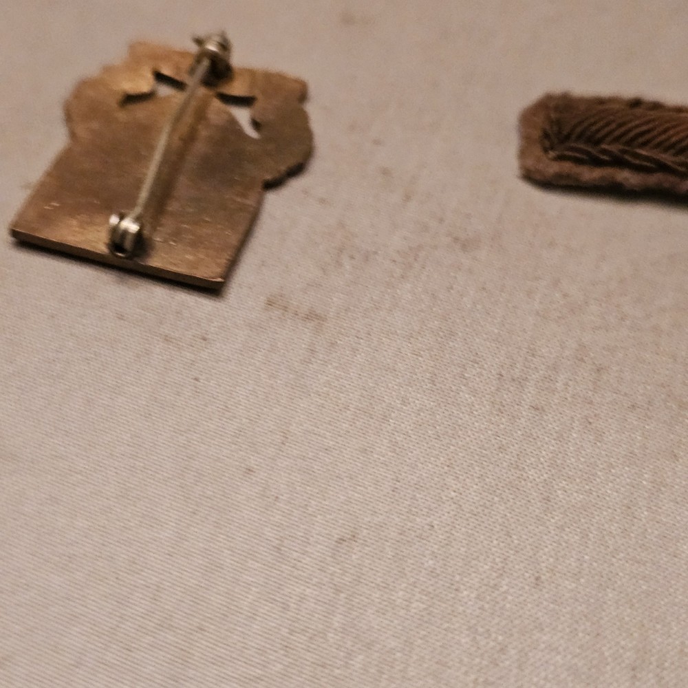 WW2 US Army 110th Engineer Pin Unit Crest Get It Done with Two Adddition Pieces