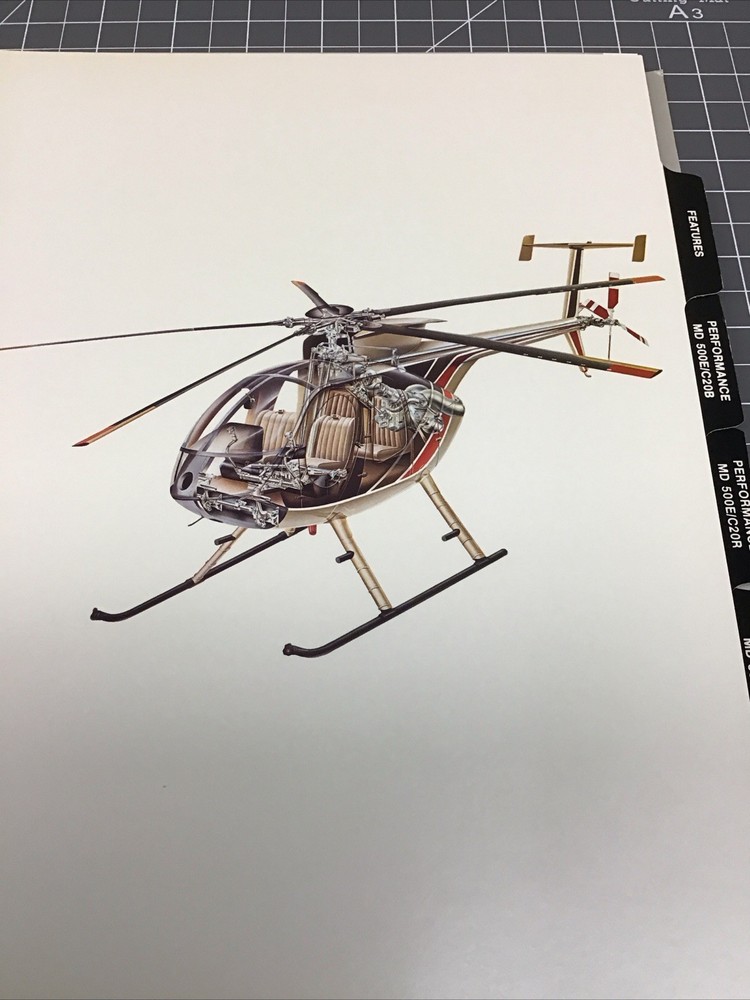 Original McDonnell Douglas MD 500E/MD 539F Technical Description QU-1