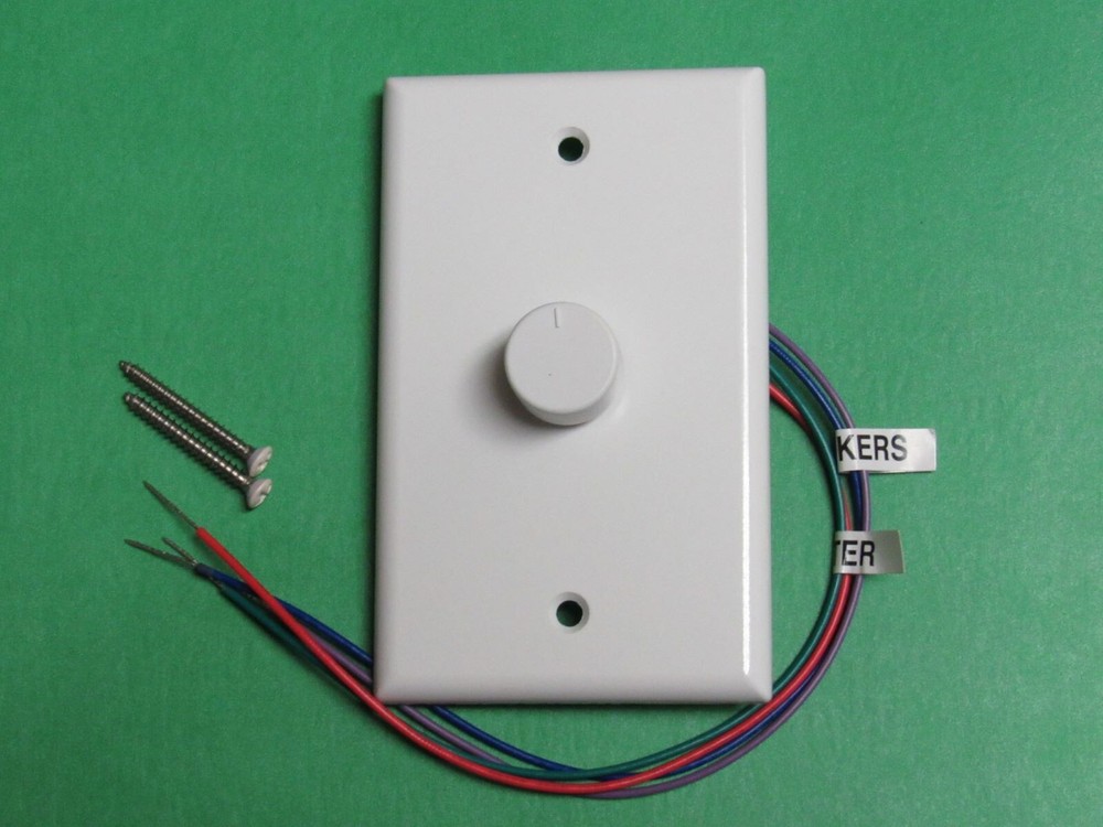 45 Ohm MVC1 Volume Control, White For M&S Music / Intercom System