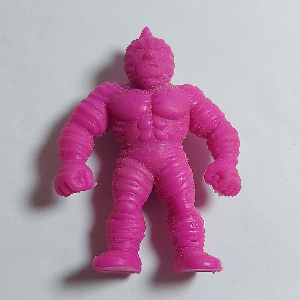 80's M.U.S.C.L.E. Men Kinnikuman Magenta Pink 2" Zebra A Figure #085 Mattel