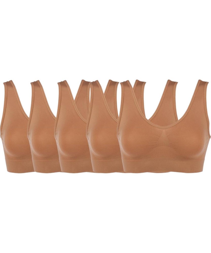 Rhonda Shear 5-pack Original Ahh Bra Sienna