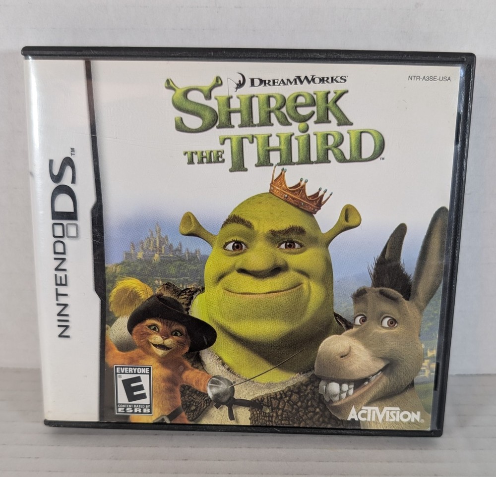 Nintendo DS Shrek The Third Case & Manual Only