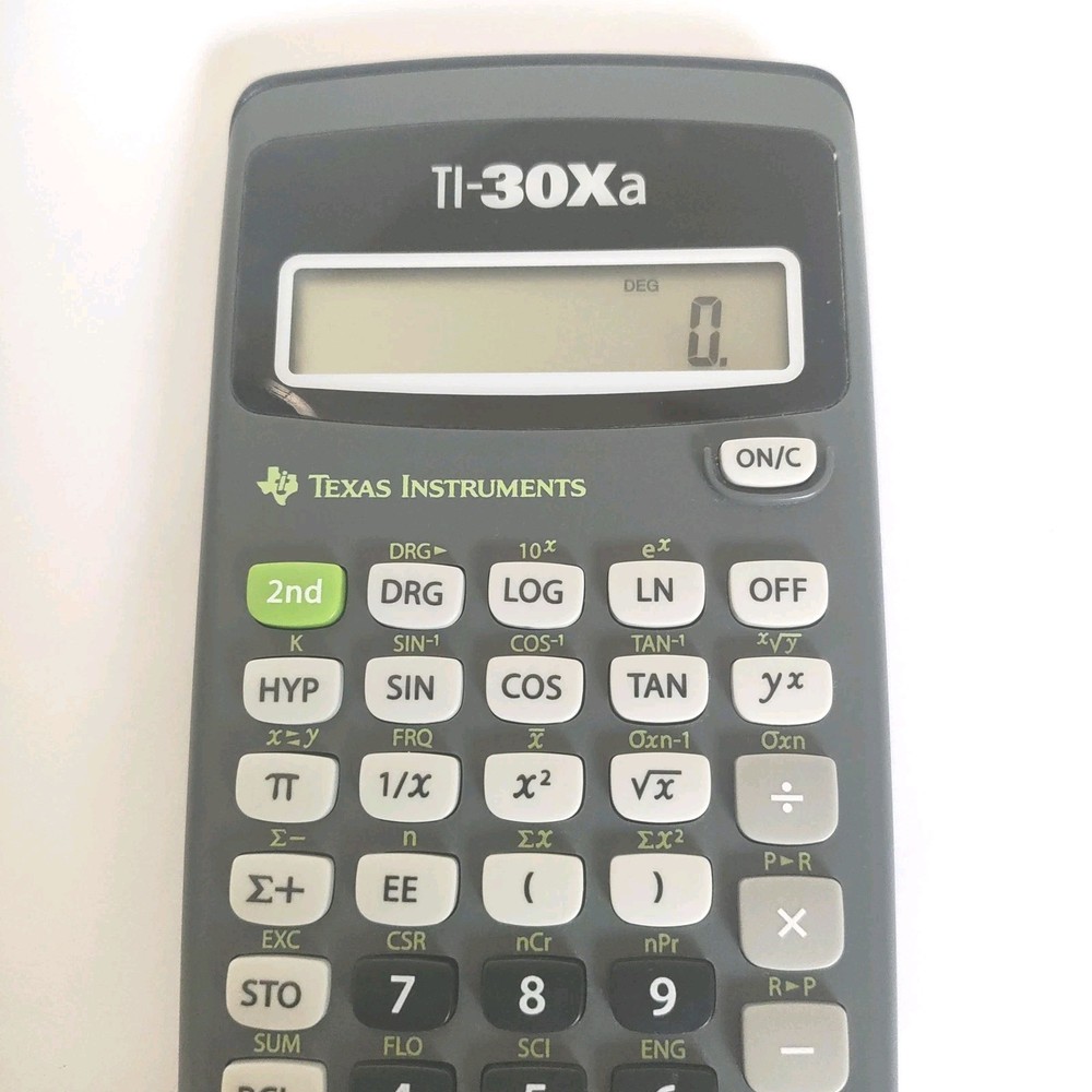 Texas Instruments TI-30Xa Scientific Calculator Tested Working Math Calculator