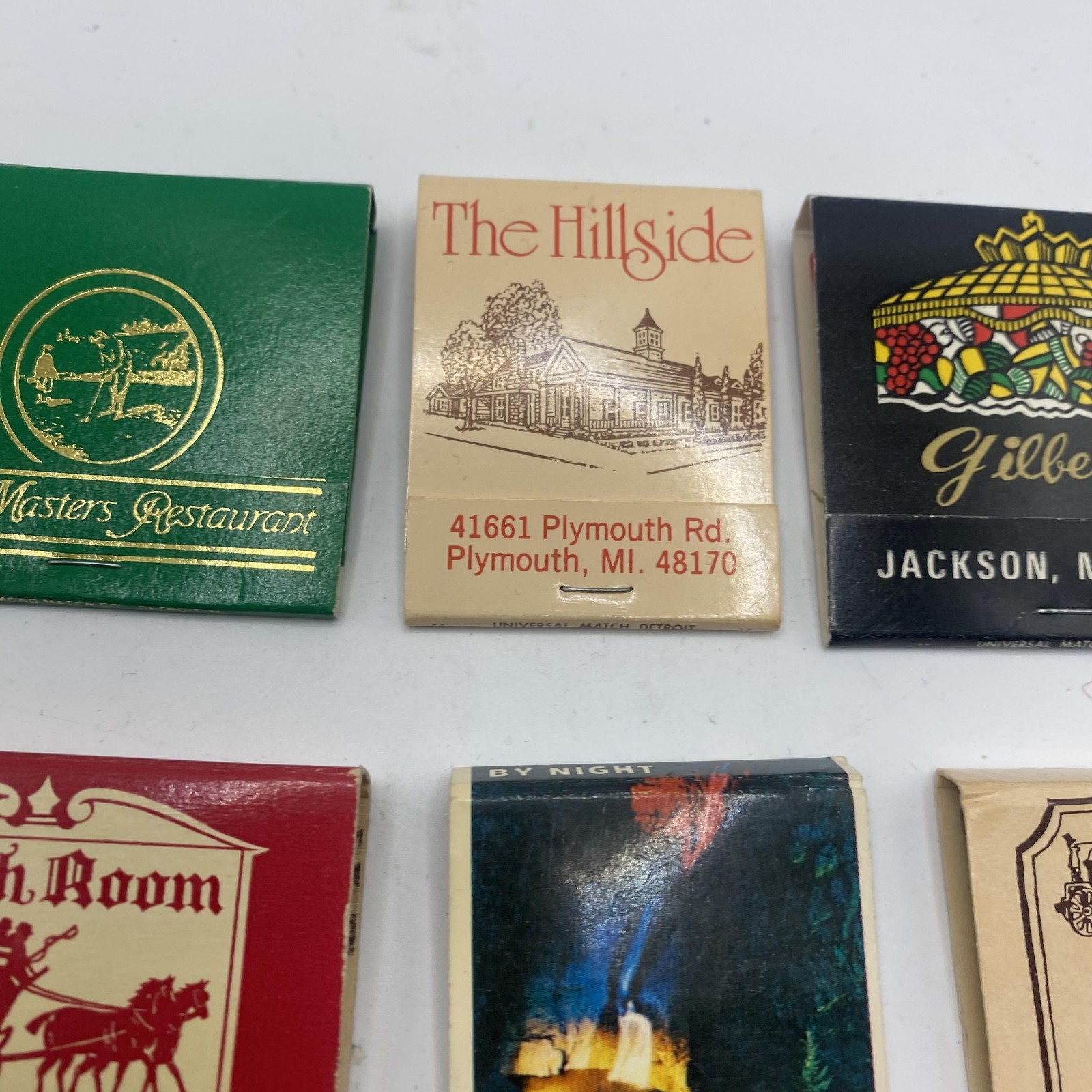 Vintage Assorted Restaurant Advertising Matchbooks Lot 12 Hawaii Michigan Golf